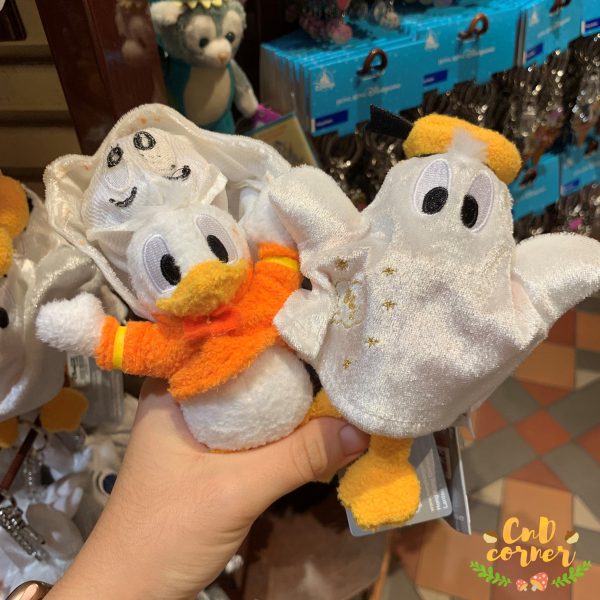 Plush 公仔 Halloween Donald Ghost Plush Keychain 2019 萬聖節唐老鴨白鬼公仔掛飾 Donald and Daisy Duck 唐老鴨黛絲