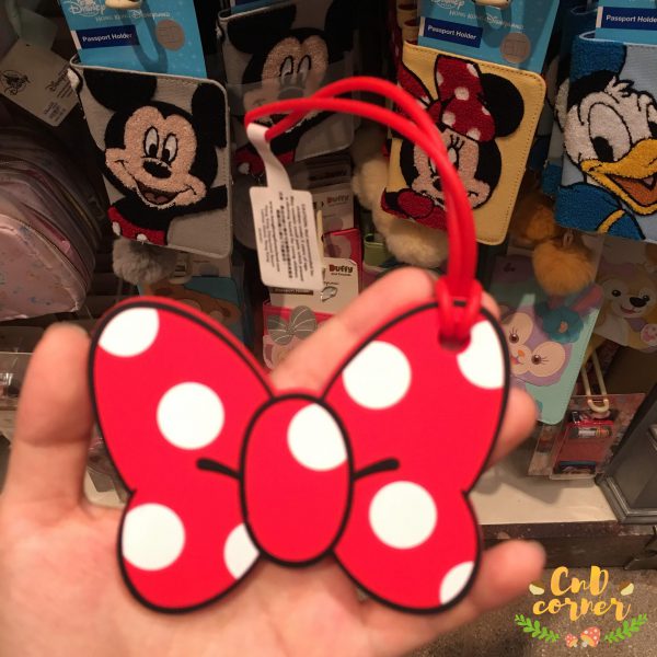 Bag and Purse 袋類 Minnie Bow Luggage Tag 米妮蝴蝶結行李牌 Mickey and Minnie Mouse 米奇與米妮