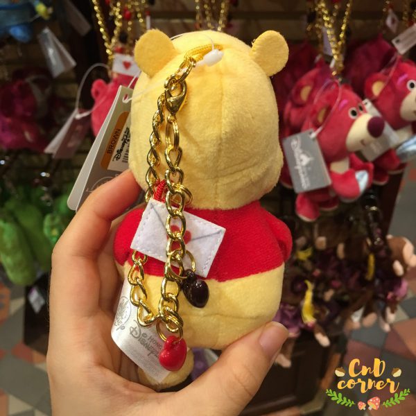 Plush 公仔 Pooh Sweet Heart Plush Keychain 小熊維尼Sweet Heart公仔掛飾 Pooh and Friends 小熊維尼與好友