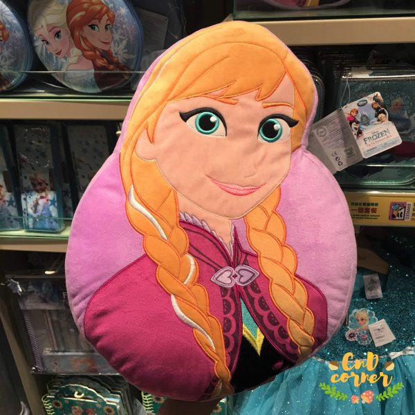 Homeware 居家用品 Anna Head Pillow 安娜咕𠱸 Disney Princess 迪士尼公主