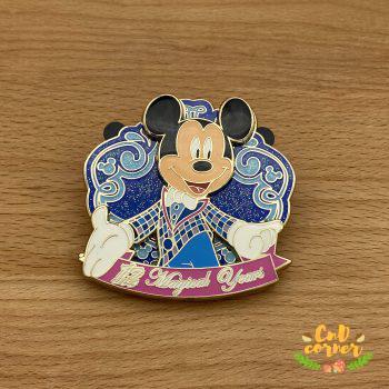 Pin 徽章 HK Disneyland 12th Anniversary Mickey Pin 香港迪士尼12週年米奇徽章 Disney Anniversary 迪士尼週年紀念