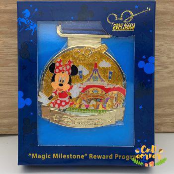 Pin 徽章 Magic Milestone Reward Program Pin Jumbo Minnie 獎賞行計劃大徽章米妮 Disney Member Exclusive 迪士尼會員限定