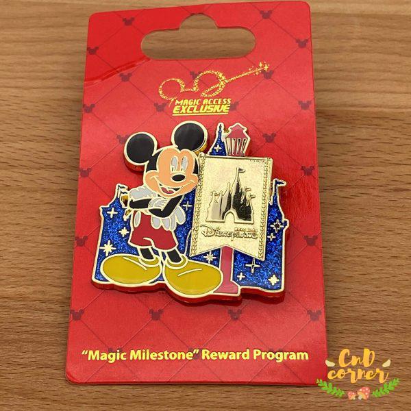 Pin 徽章 Magic Milestone Reward Program Pin Mickey 獎賞行計劃徽章米奇 Disney Member Exclusive 迪士尼會員限定