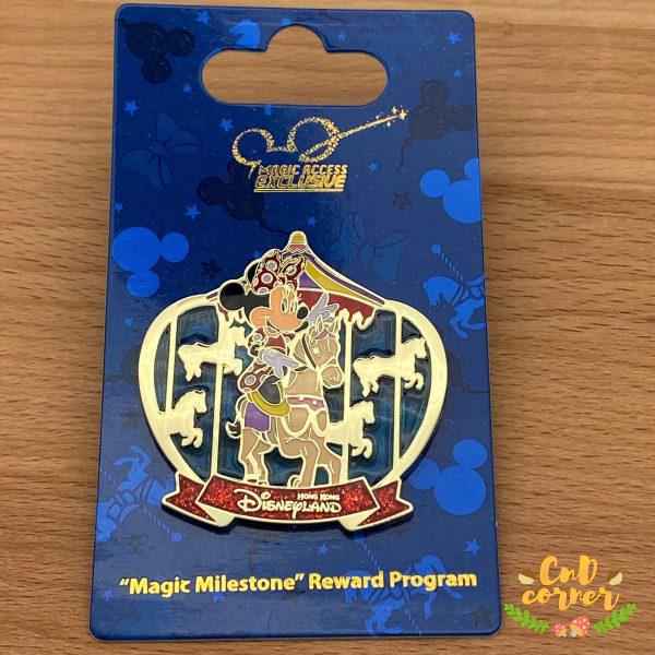Pin 徽章 Magic Milestone Reward Program Pin Minnie 獎賞行計劃徽章米妮 Disney Member Exclusive 迪士尼會員限定