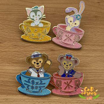 Pin 徽章 Tea Cups Pin Full Set 咖啡杯徽章全套 Alice in Wonderland 愛麗絲夢遊仙境
