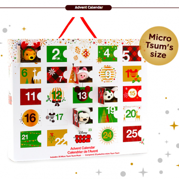 Plush 公仔 Tsum Tsum Advent Calendar Micro Figaro 2017 聖誕月曆費加洛 Christmas 聖誕節