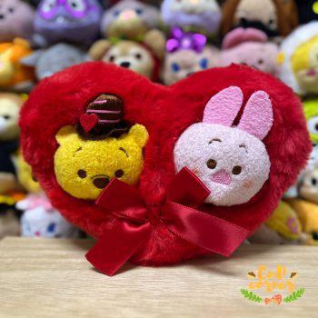 Plush 公仔 Tsum Tsum Valentine’s Day Heart Pooh & Piglet 2020 情人節心心小熊維尼與小豬 In Stock Product 現貨商品